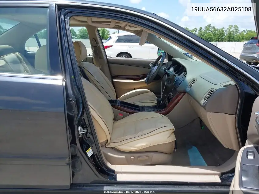 2002 Acura Tl 3.2 VIN: 19UUA56632A025108 Lot: 42536430