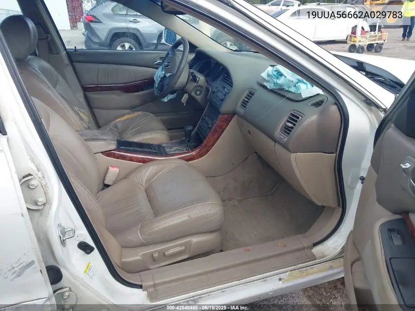 2002 Acura Tl 3.2 VIN: 19UUA56662A029783 Lot: 42540480