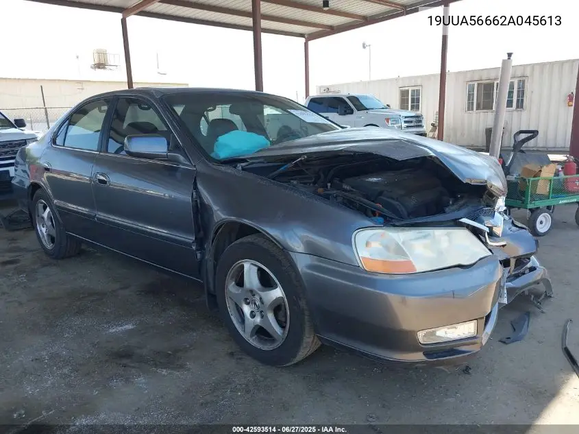 2002 Acura Tl 3.2 VIN: 19UUA56662A045613 Lot: 42593514