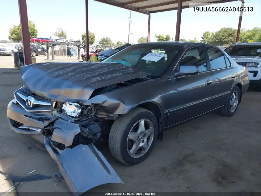 2002 Acura Tl 3.2 VIN: 19UUA56662A045613 Lot: 42593514