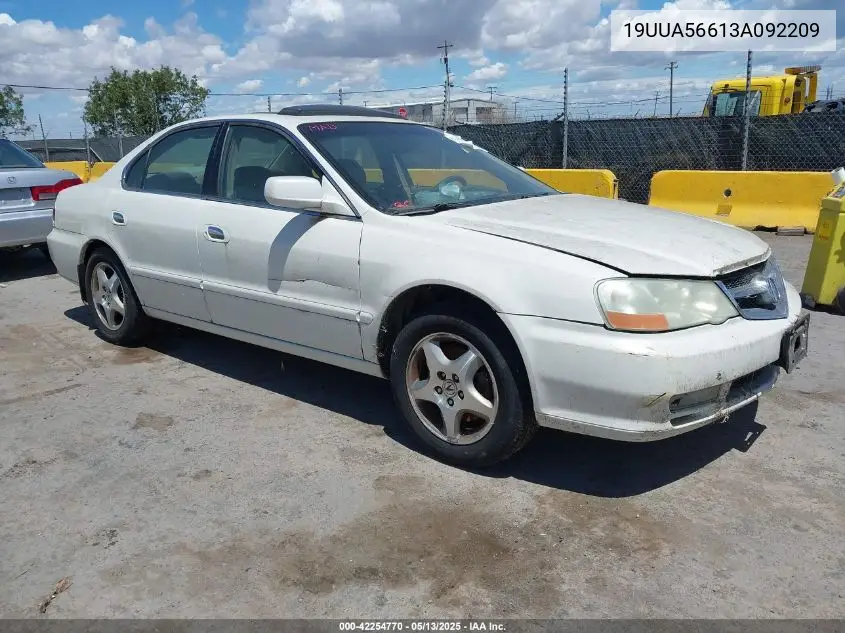 2003 Acura Tl 3.2 VIN: 19UUA56613A092209 Lot: 42254770