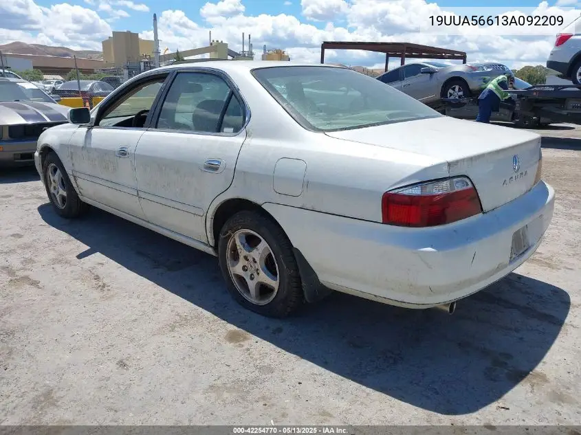 2003 Acura Tl 3.2 VIN: 19UUA56613A092209 Lot: 42254770