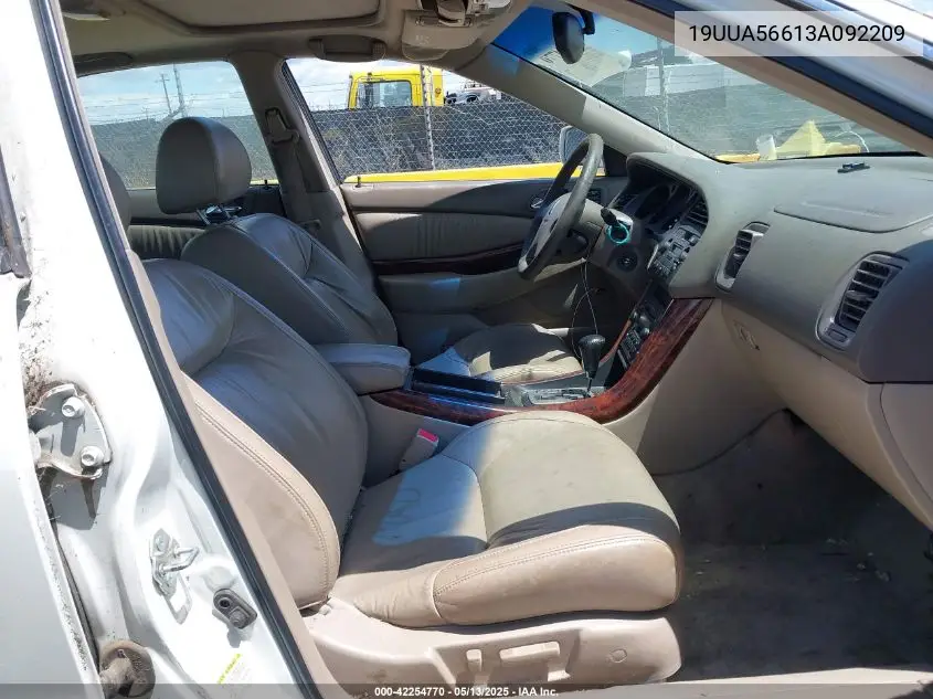 2003 Acura Tl 3.2 VIN: 19UUA56613A092209 Lot: 42254770