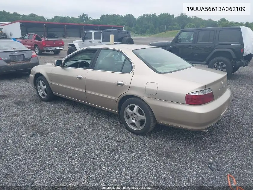 2003 Acura Tl 3.2 VIN: 19UUA56613A062109 Lot: 42607862