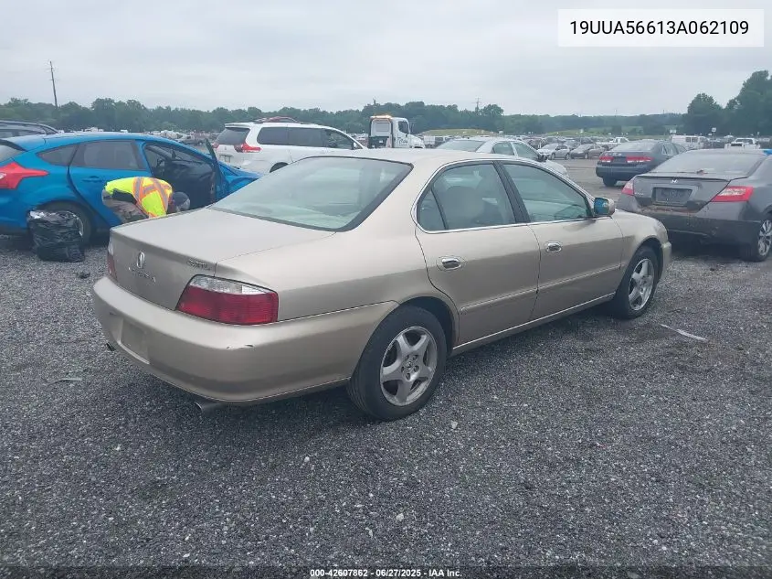 2003 Acura Tl 3.2 VIN: 19UUA56613A062109 Lot: 42607862