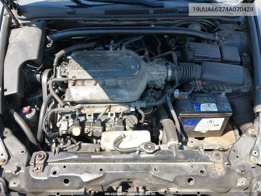 2004 Acura Tl VIN: 19UUA66274A070428 Lot: 42230407