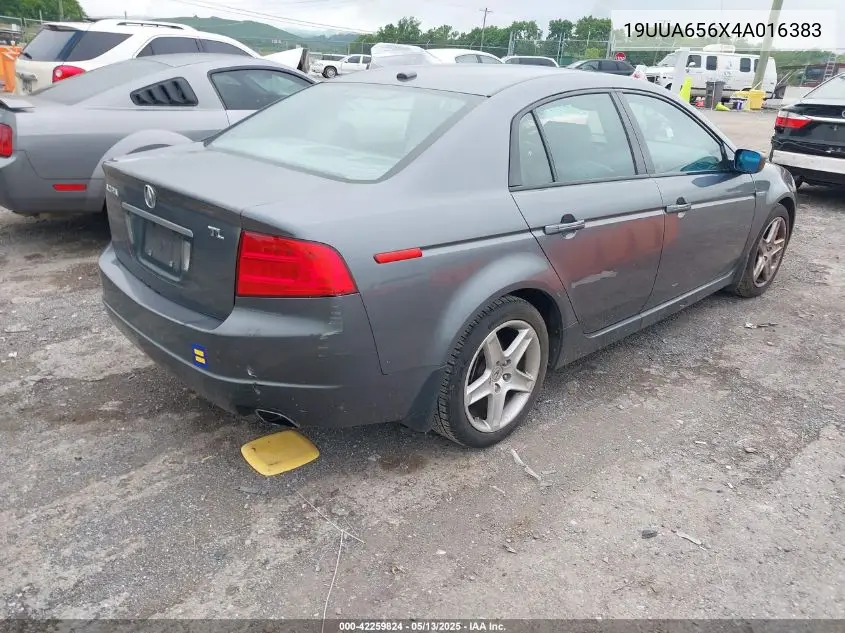 2004 Acura Tl VIN: 19UUA656X4A016383 Lot: 42259824