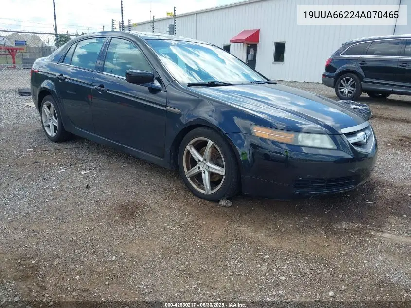 2004 Acura Tl VIN: 19UUA66224A070465 Lot: 42630217