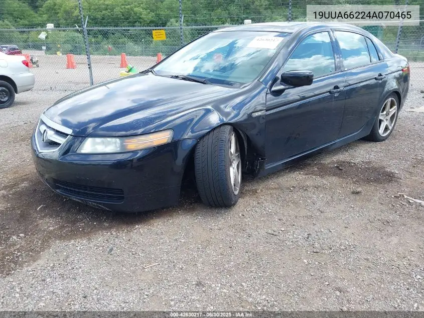 2004 Acura Tl VIN: 19UUA66224A070465 Lot: 42630217
