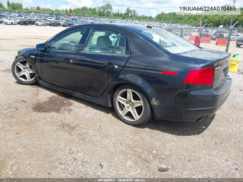 2004 Acura Tl VIN: 19UUA66224A070465 Lot: 42630217