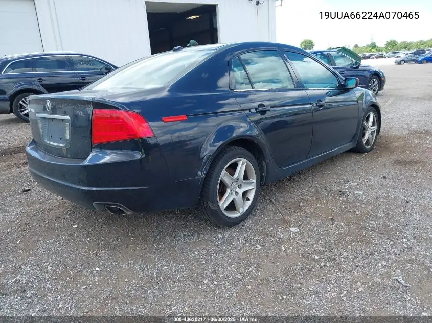 2004 Acura Tl VIN: 19UUA66224A070465 Lot: 42630217