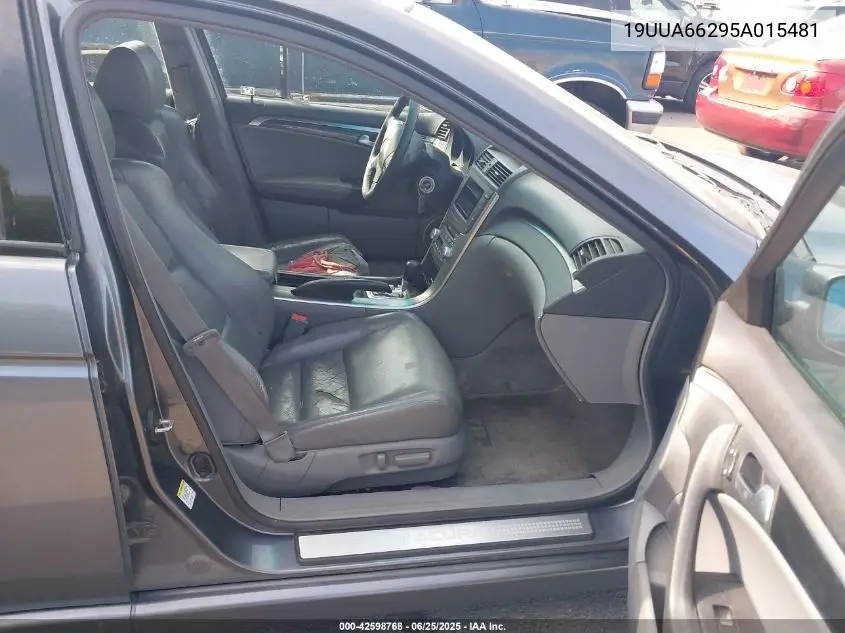2005 Acura Tl VIN: 19UUA66295A015481 Lot: 42598768