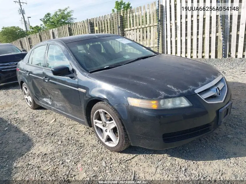 2006 Acura Tl VIN: 19UUA66256A054148 Lot: 42242365