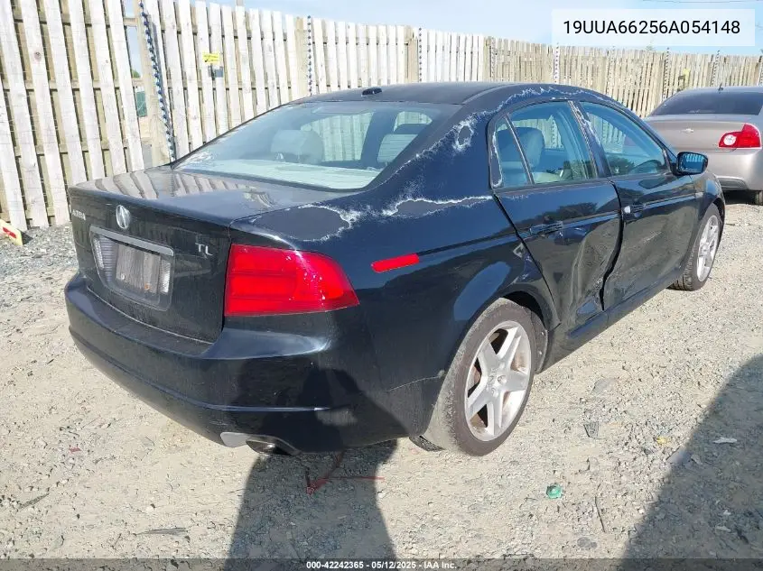 2006 Acura Tl VIN: 19UUA66256A054148 Lot: 42242365