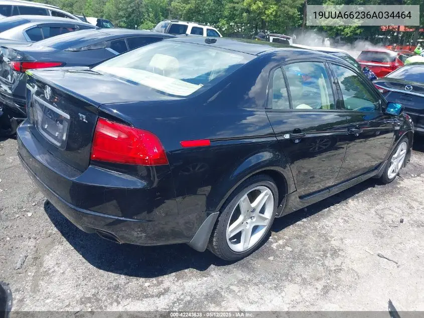 2006 Acura Tl VIN: 19UUA66236A034464 Lot: 42243638