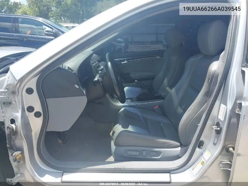 2006 Acura Tl VIN: 19UUA66266A039545 Lot: 42478915