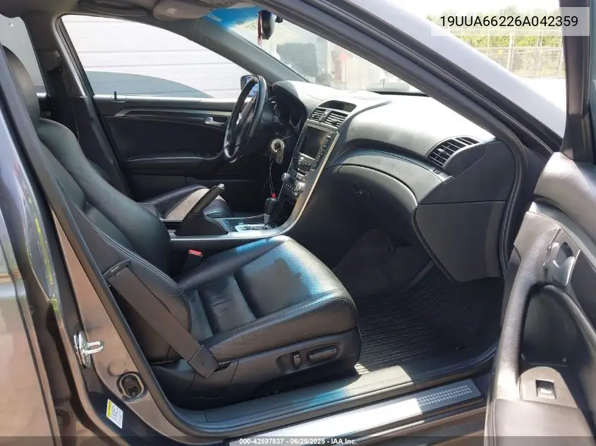 2006 Acura Tl VIN: 19UUA66226A042359 Lot: 42597837