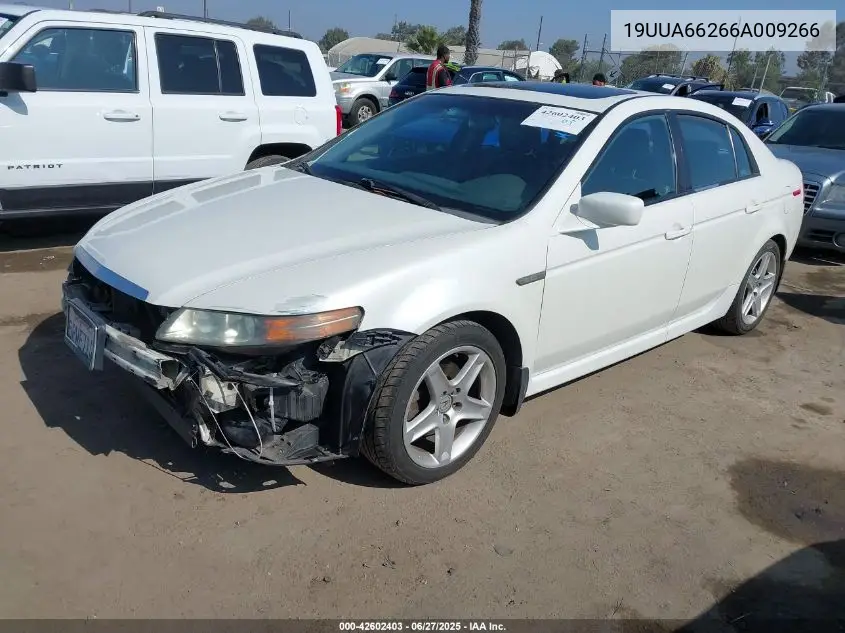 2006 Acura Tl VIN: 19UUA66266A009266 Lot: 42602403