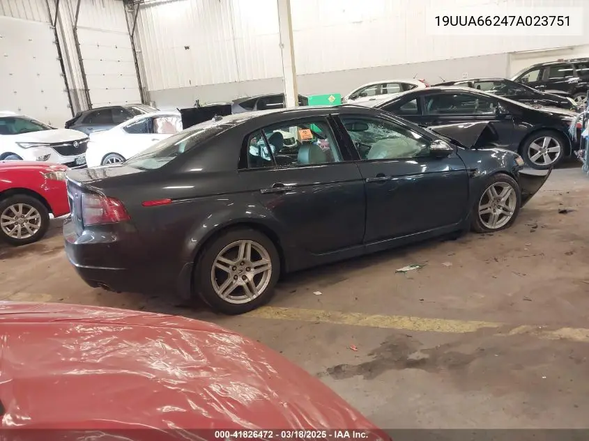 2007 Acura Tl 3.2 VIN: 19UUA66247A023751 Lot: 41826472