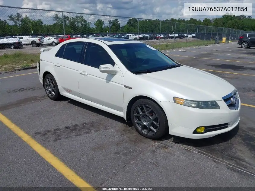 2007 Acura Tl Type S VIN: 19UUA76537A012854 Lot: 42180874