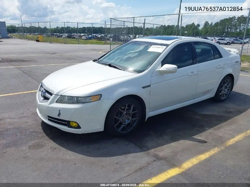 2007 Acura Tl Type S VIN: 19UUA76537A012854 Lot: 42180874