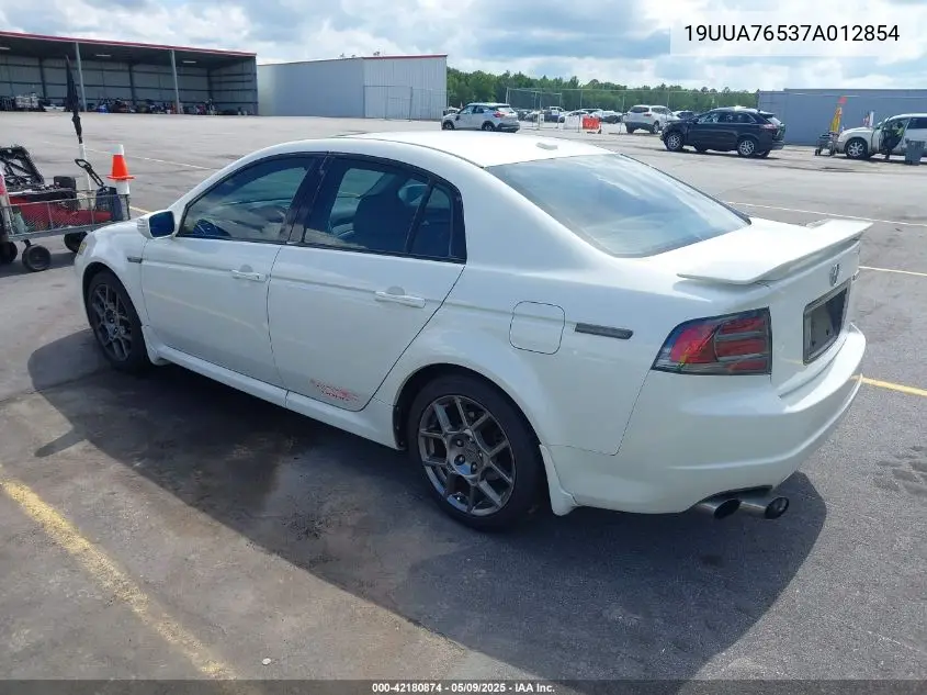 2007 Acura Tl Type S VIN: 19UUA76537A012854 Lot: 42180874