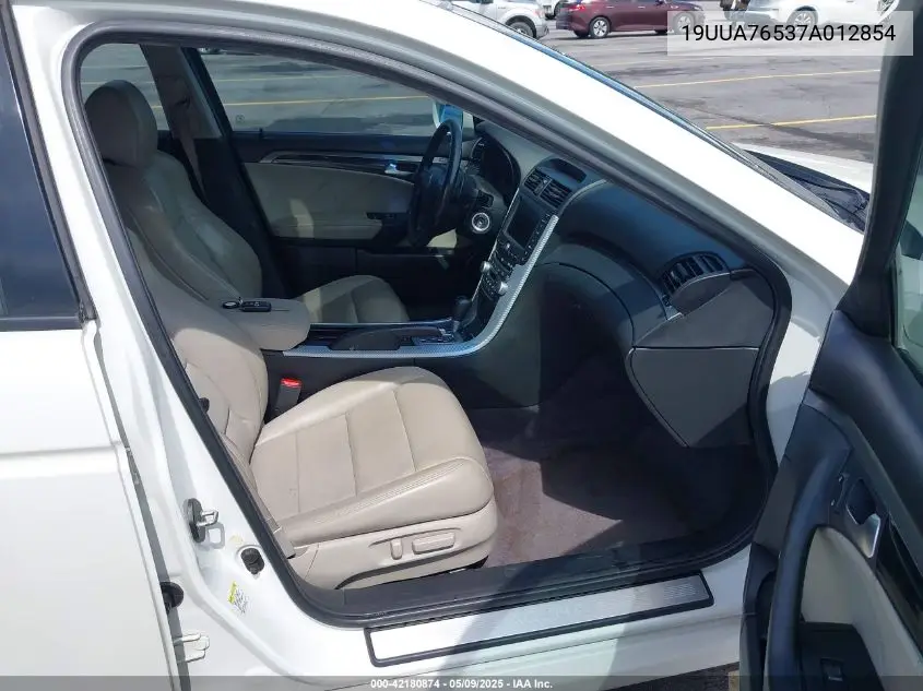 2007 Acura Tl Type S VIN: 19UUA76537A012854 Lot: 42180874