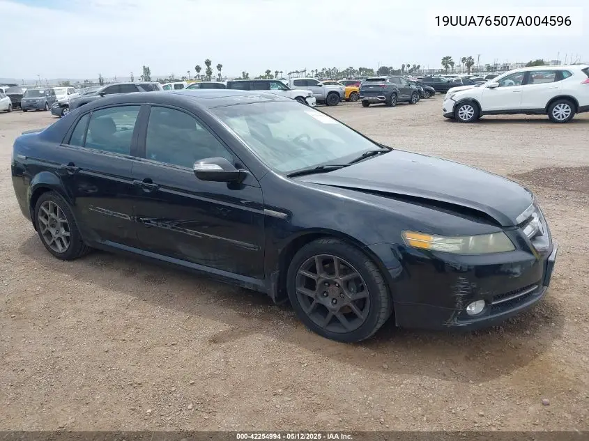 2007 Acura Tl Type S VIN: 19UUA76507A004596 Lot: 42254994