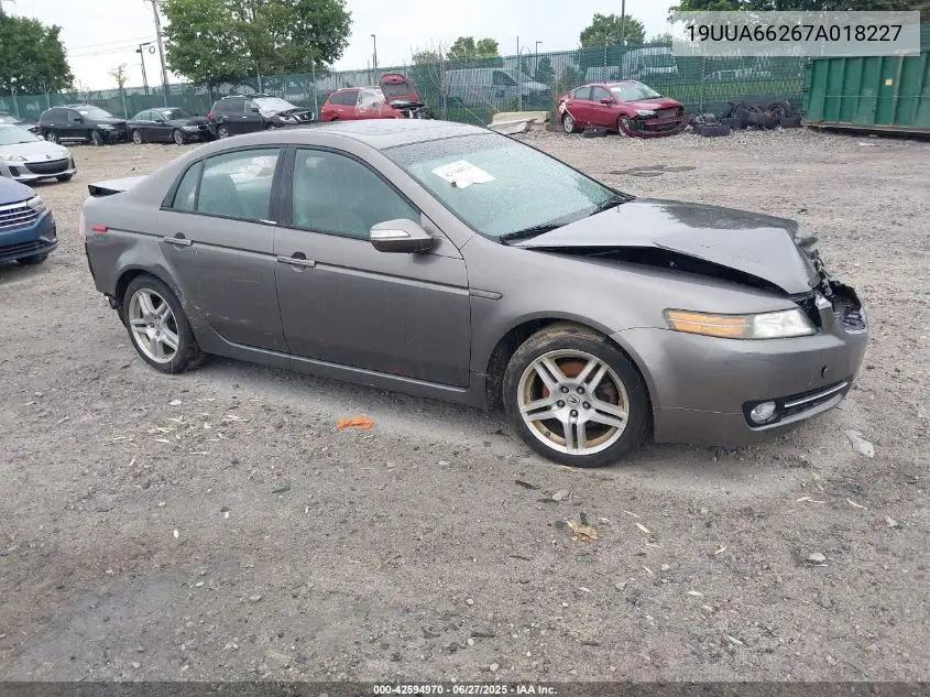 2007 Acura Tl 3.2 VIN: 19UUA66267A018227 Lot: 42594970