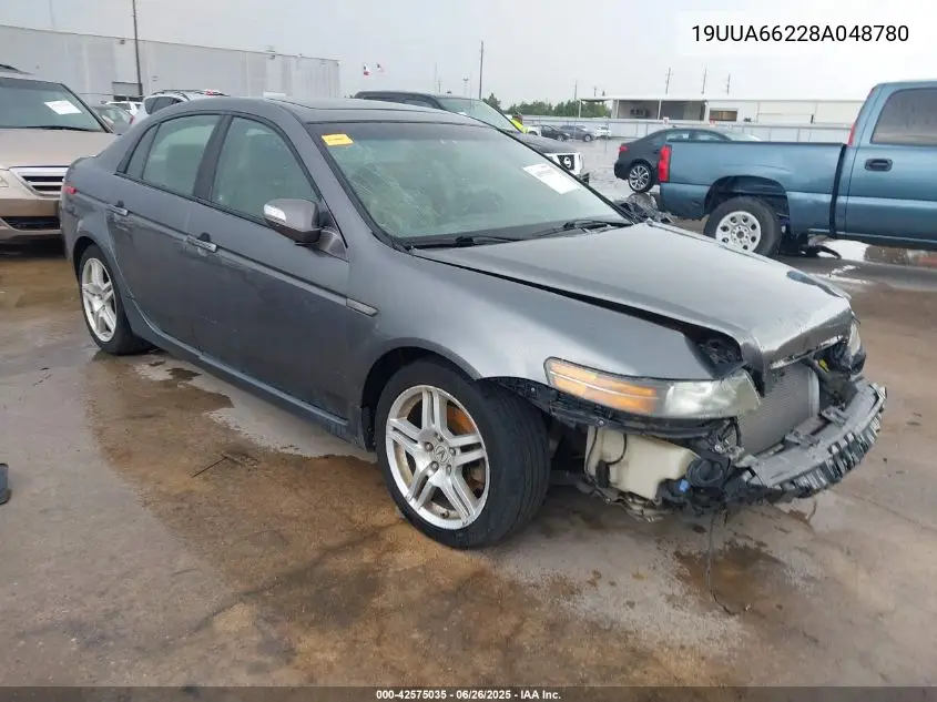 2008 Acura Tl 3.2 VIN: 19UUA66228A048780 Lot: 42575035