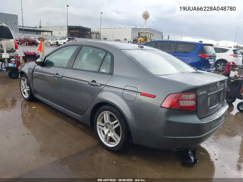 2008 Acura Tl 3.2 VIN: 19UUA66228A048780 Lot: 42575035