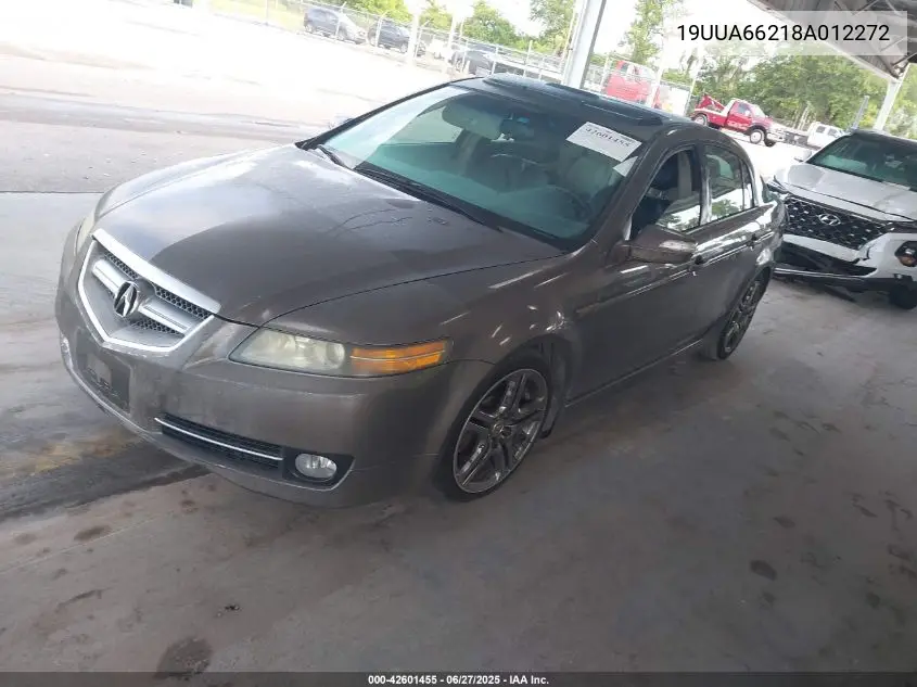 2008 Acura Tl 3.2 VIN: 19UUA66218A012272 Lot: 42601455