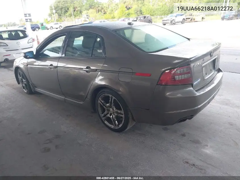 2008 Acura Tl 3.2 VIN: 19UUA66218A012272 Lot: 42601455