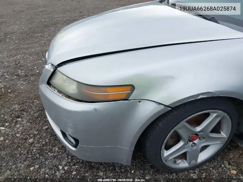 2008 Acura Tl 3.2 VIN: 19UUA66268A025874 Lot: 42601798