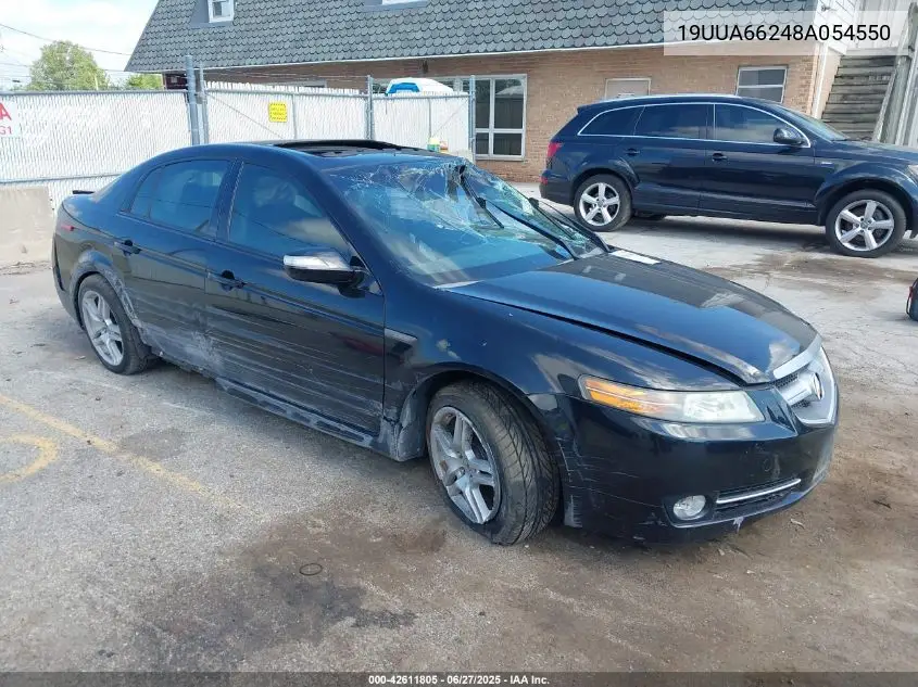 2008 Acura Tl 3.2 VIN: 19UUA66248A054550 Lot: 42611805