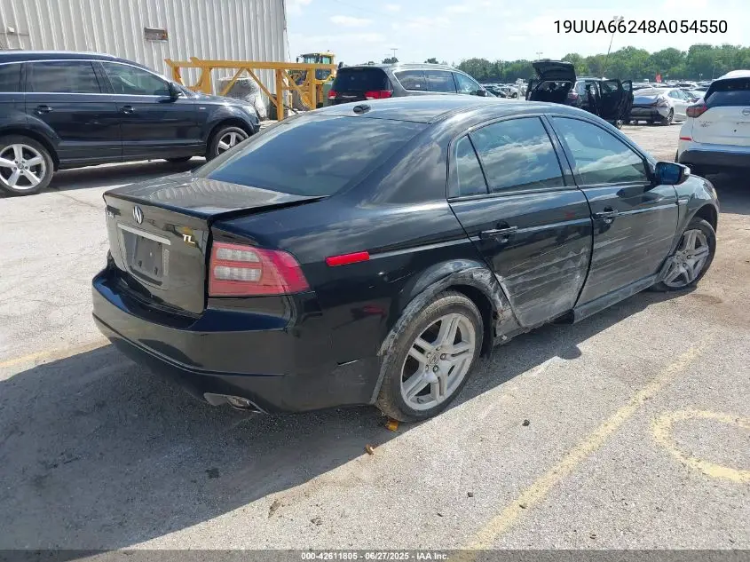 2008 Acura Tl 3.2 VIN: 19UUA66248A054550 Lot: 42611805
