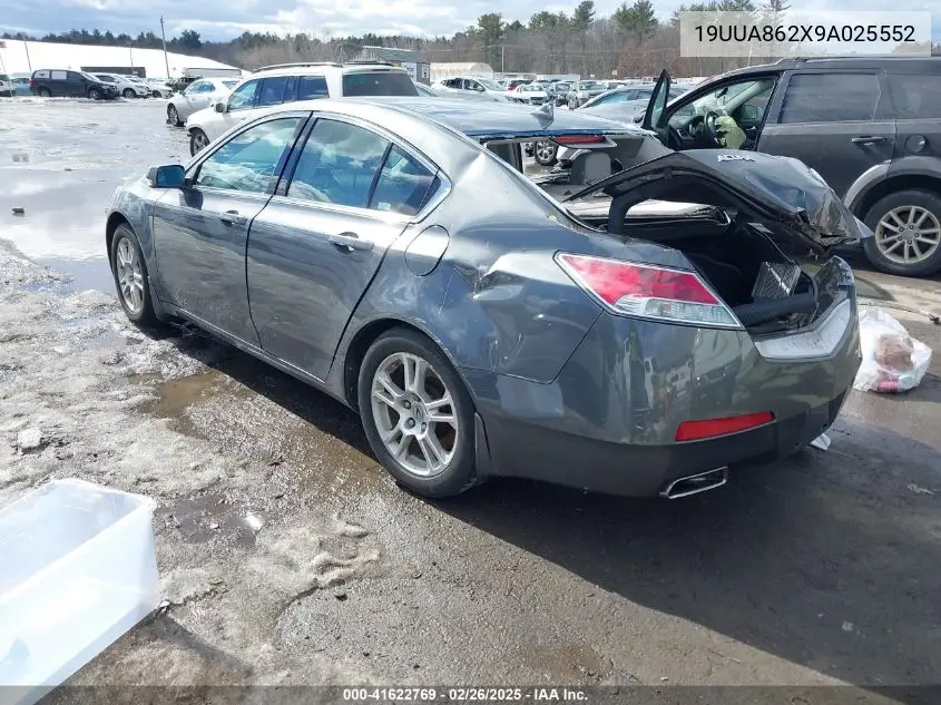 2009 Acura Tl 3.5 VIN: 19UUA862X9A025552 Lot: 41622769