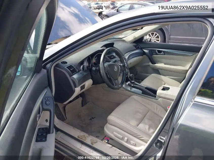 2009 Acura Tl 3.5 VIN: 19UUA862X9A025552 Lot: 41622769