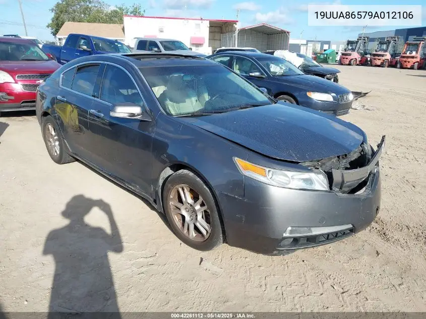 2009 Acura Tl 3.5 VIN: 19UUA86579A012106 Lot: 42261112