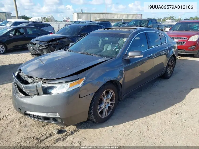 2009 Acura Tl 3.5 VIN: 19UUA86579A012106 Lot: 42261112