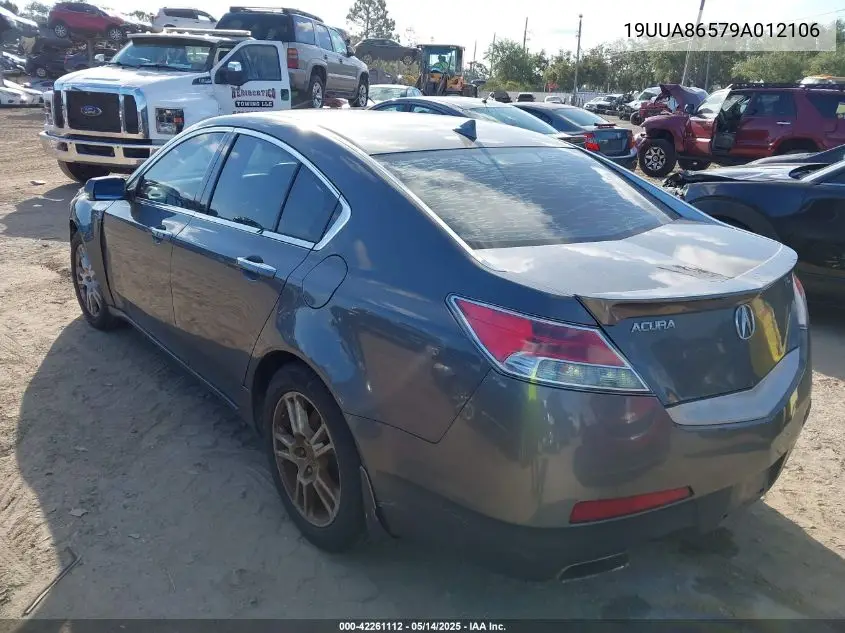 2009 Acura Tl 3.5 VIN: 19UUA86579A012106 Lot: 42261112