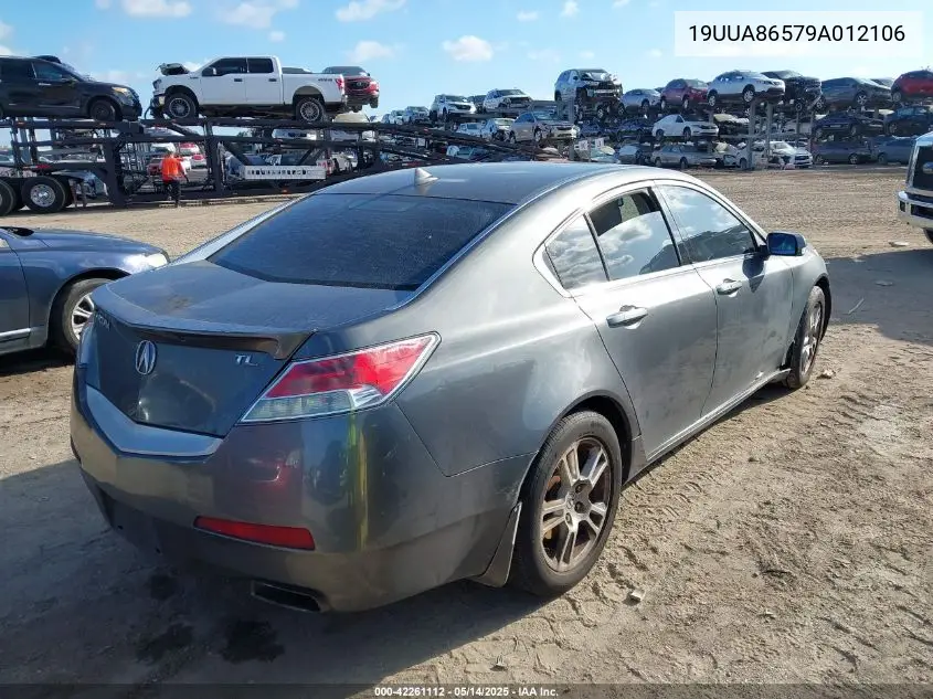 2009 Acura Tl 3.5 VIN: 19UUA86579A012106 Lot: 42261112