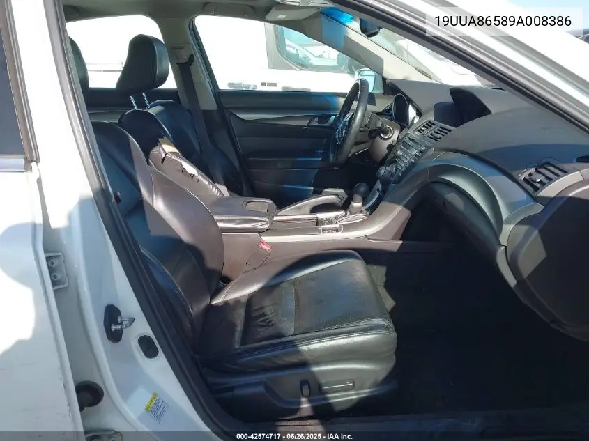 2009 Acura Tl 3.5 VIN: 19UUA86589A008386 Lot: 42574717