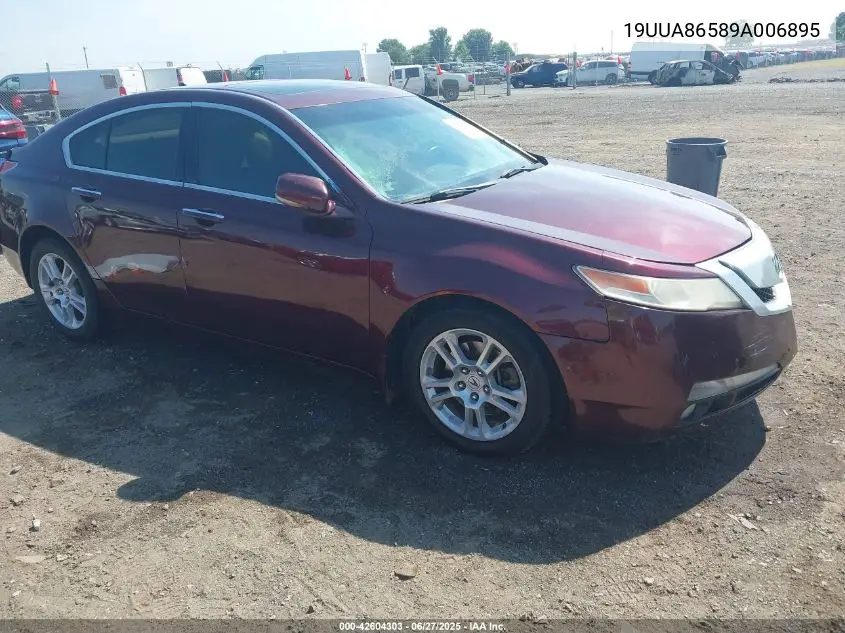 2009 Acura Tl 3.5 VIN: 19UUA86589A006895 Lot: 42604303