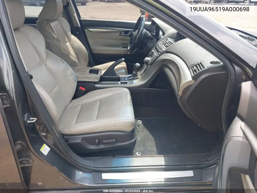 2009 Acura Tl 3.7 VIN: 19UUA96519A000698 Lot: 42806964