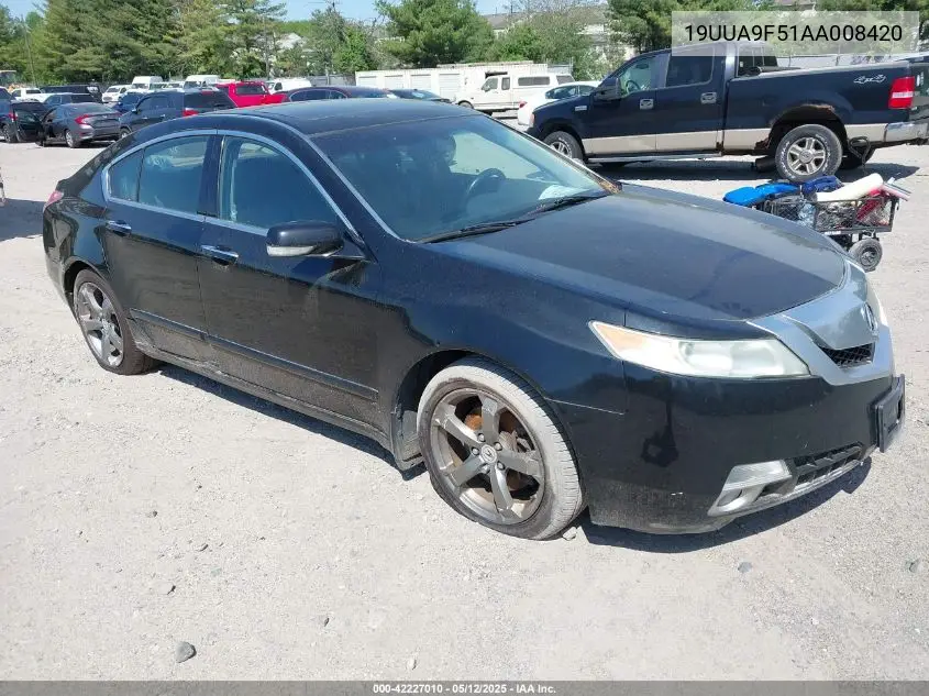2010 Acura Tl 3.7 VIN: 19UUA9F51AA008420 Lot: 42227010