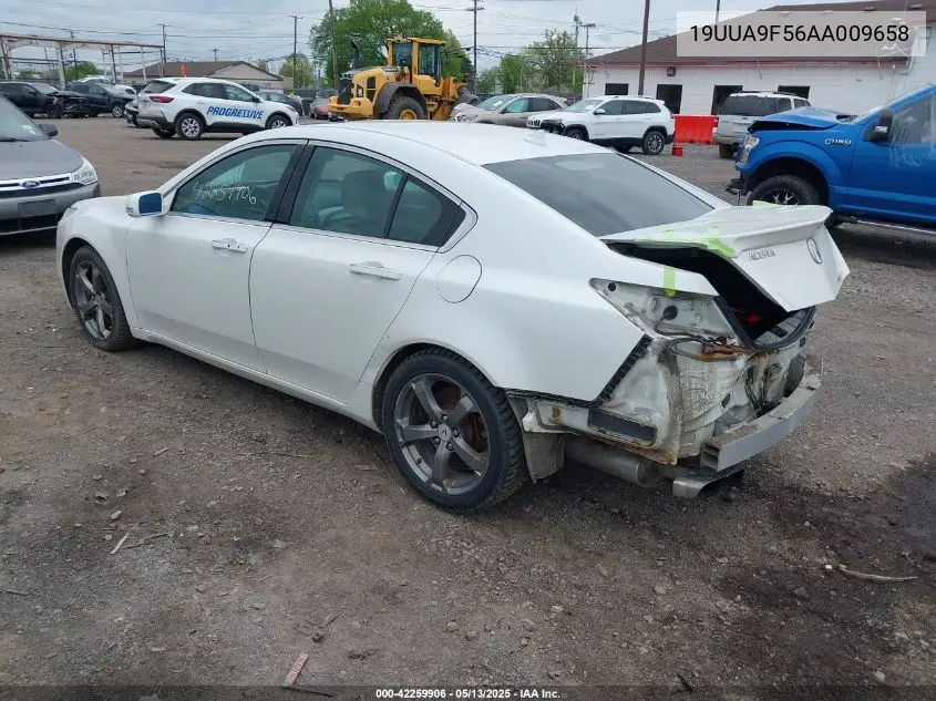 2010 Acura Tl 3.7 VIN: 19UUA9F56AA009658 Lot: 42259906