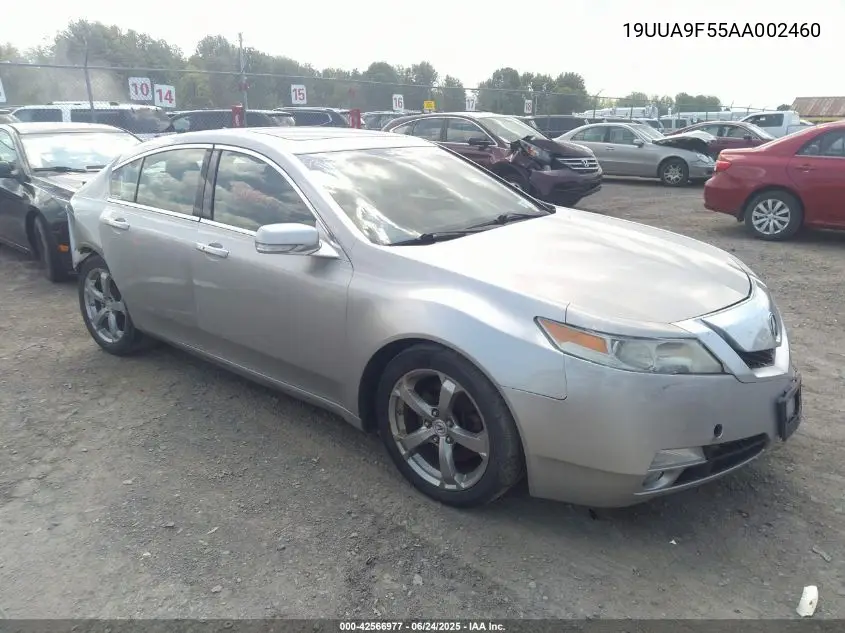 2010 Acura Tl 3.7 VIN: 19UUA9F55AA002460 Lot: 42566977
