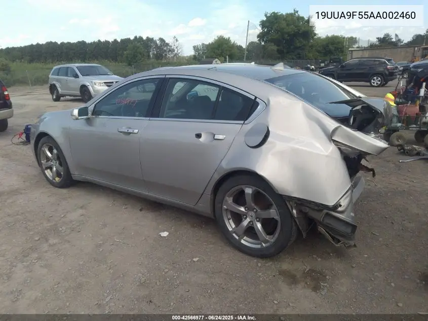2010 Acura Tl 3.7 VIN: 19UUA9F55AA002460 Lot: 42566977