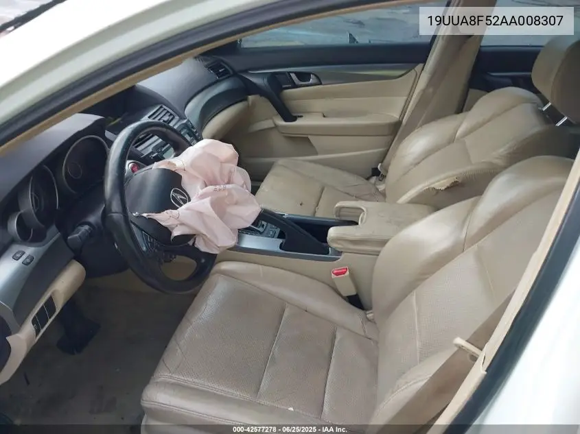 2010 Acura Tl 3.5 VIN: 19UUA8F52AA008307 Lot: 42577278